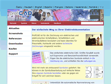 Tablet Screenshot of de.proficad.eu